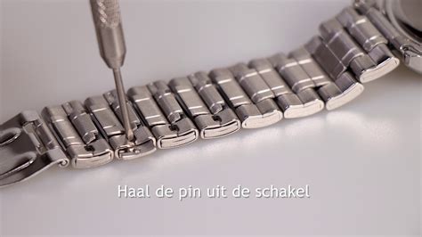 schakels horlogeband inkorten